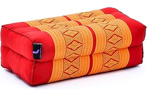 Leewadee Yoga Block – Floor Cushion for Yoga Practice, Meditation Seat Cushion for Workouts Filled with Kapok