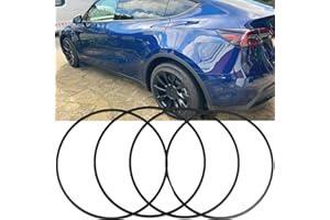 DREAMOTOR Wheel Rim Protector Set of 4, 20 Inch Alloy Rim Guards for Car Rims Compatible with Tesla Model Y 3 S Honda CRV Dodge Charger Toyota Ford Mustang Mach-E Explorer Hyundai Audi A4