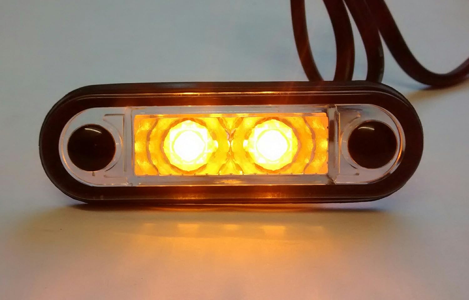 HELLA TYPE LED FLUSH FIT KELSA LIGHT BAR MARKER LAMP LIGHT 12v 24v