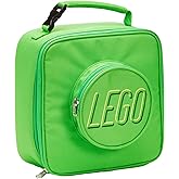 LEGO Lunch Bag, Durable and Insulated, with Mesh Pouch and Zip Compartment, Perfect for On-the-Go Meals, Green