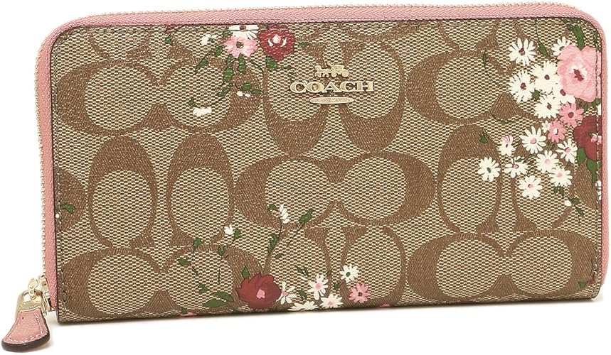 Amazon コーチ 長財布 F カーキマルチ Imlgq フローラル プリント Pvc レザー レディース 並行輸入品 Coach コーチ 財布