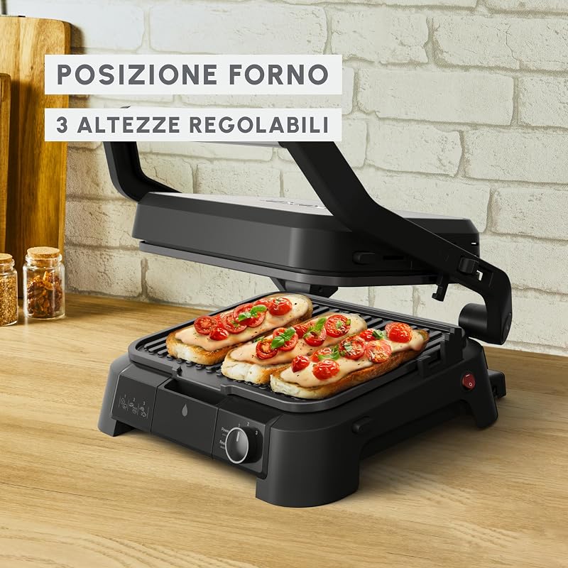 SuperGrill 3 in 1, Griglia, Barbecue e Forno, GI510D