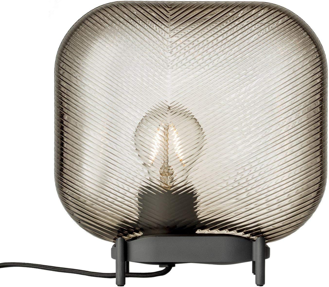 Iittala Virva Glass Table Lamp, Brown, 25 cm