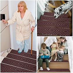 Stair Treads for Wooden Steps 15pcs - 8x30in Carpet