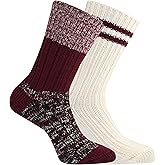 Sperry Women's Cozy Comfort Crew 2 Pair Pack-Wool Blend Duck Boot Socks
