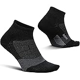 Feetures Merino 10 Ultra Light Cushion Mini Crew Sock - Wool Socks for Women & Men - (1 Pair)