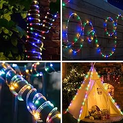 ANJAYLIA 66ft 200 LED Rope Lights