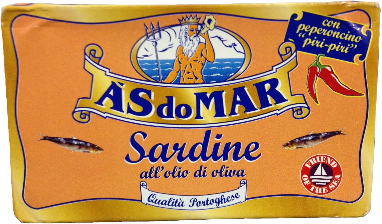 As do Mar Sardines in Olive Oil with Hot Chili Peppers 120gr Tin (pack of 4)