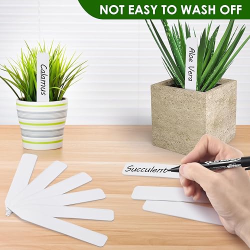 300-Pack Plant Labels With Marker Pen – Waterproof Plastic Tags For Seedlings