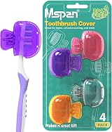 Mspan Electric Toothbrush Head Cover - Sonic Toothbrush Protector Pack view 1
