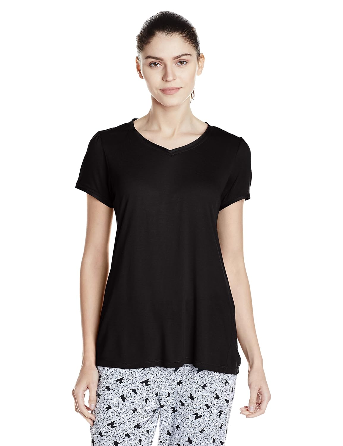 hanes women's solid t-shirt