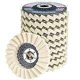 LAIWOO Wool Polishing Wheel Disc 4-1/2" x