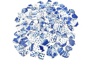 1.1 LB Porcelain Ceramic Mosaic Tiles,Broken Irregular Mosaic Tiles for DIY Craft Floor,Kitchen,Pool, Flower Pots Mosaic Maki
