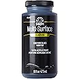 FolkArt Multi-Surface Satin Acrylic Paint in Assorted Colors, 16 oz, Pure Black 16 Fl Oz