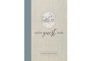 Visitor Guest Book: Welcome Visitor Guest Book for Vacation Home, Air bnb, Vacation Rentals and Cottage