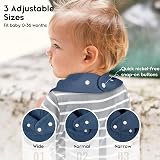 Yoofoss Baby Bibs 10 Pack Muslin Cotton Dribble Bandana Bibs 6 Layer Absorbent view 4