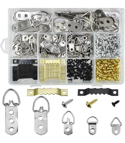 Swpeet 192-Piece Picture Hanging Kit - Hooks, D-Rings, Wire, Cutter For 10-75 Lbs, Heavy Duty - View #4