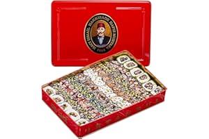 Hafiz Mustafa 1864 Istanbul, Authentic Turkish Delight, Snacks, Pistachio, Hazelnut, Walnut, Fig, Orange, Pomegranate, Kiwi, Honey, Milk - Tray Gift Ideas for Birthday, Anniversary, Celebration, Party