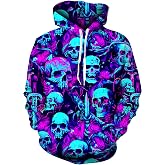 UNICOMIDEA Mens Hoodies with Pockets Men Novetly Sweatshirts S-XXL