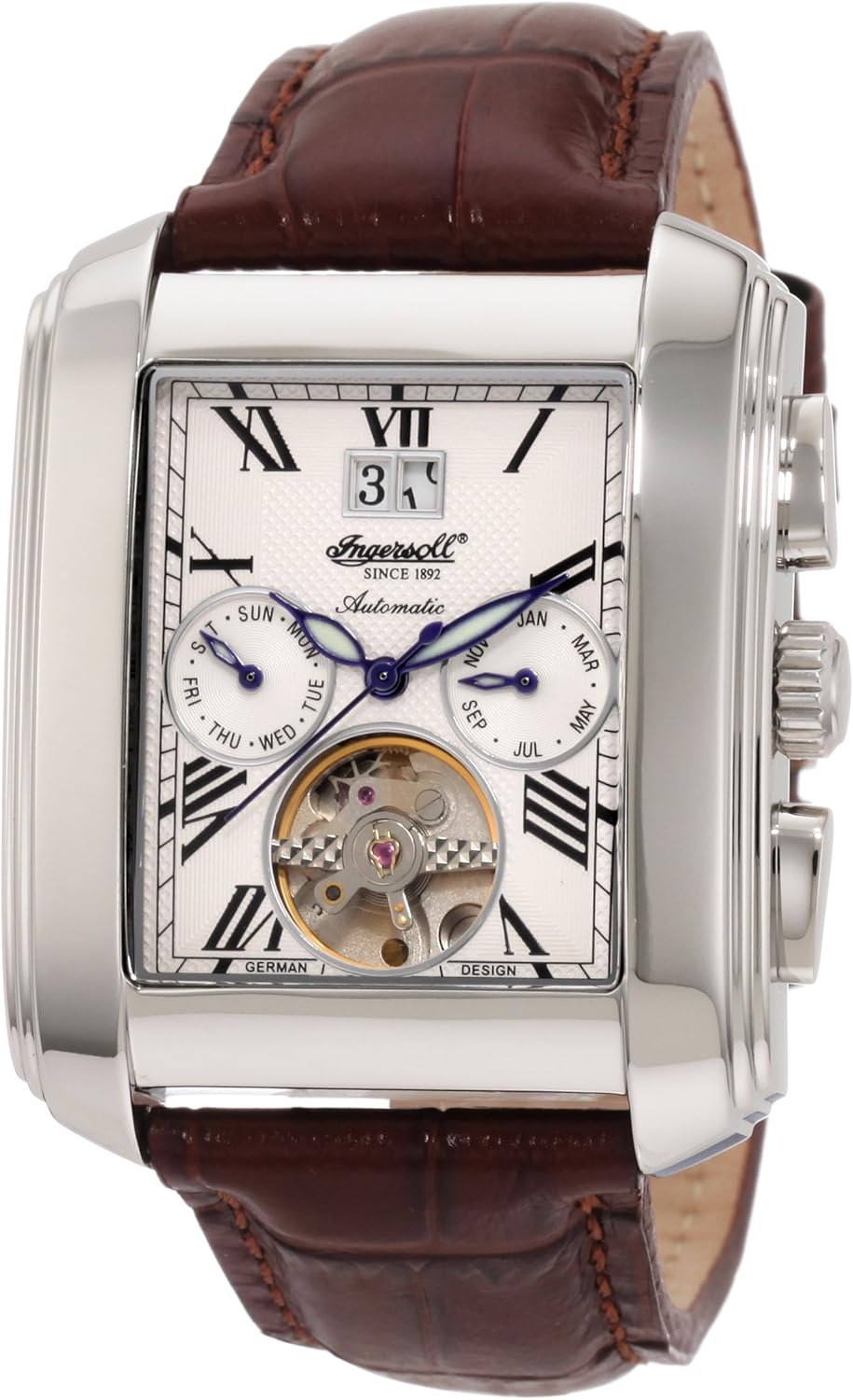 Ingersoll IN8200WH - Reloj de Caballero automático, Correa de ...