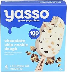 YASSO Chocolate Chip Cookie Dough Frozen Greek Yogurt Bars, 14 FZ