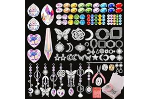 600 PCS Sun Catcher Making Kit, Sun Catchers for Window, Garden & Wedding Party Decor, Craft a Personalized Gift for All the 