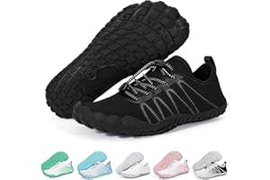FRGITYGIFT Hike Barefoot Water Shoes for Women Men Footwear, Quick Dry Wide Toe Box Pro Beach Swim Athletic Sports Shoes, Non-Slip Lightweight Aqua Shoe for Pool Hiking Walking Kayaking Diving Surfing