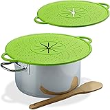 Topfuntersetzer 30cm rechteckig mit hitzebeständiger Glasplatte und ...