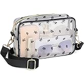 PACKISM Clear Bag for Stadium Events - Clear Purses for Women Stadium Crossbody Concert Bag for Game Day, Sports, Festival