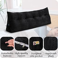 ZOEMO Large Bolster Triangular Headboard Wedge