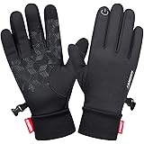 LANYI Winter Gloves Touchscreen Windproof Thermal Liner Gloves Running Outdoor Cycling Driving Thin Gloves for Men Women