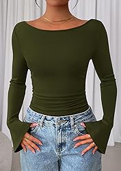 PRETTYGARDEN Women's Long Sleeve Shirts 2025 Fall