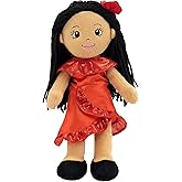 Playtime by Eimmie 14" Soft Baby Doll for Girls (Julie) - Plush Rag Doll for Toddlers & Infants, Washable Stuffed Toy with Sensory Fabric Body - Great for Baby Showers, Birthdays & Special Occasions