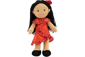 Playtime by Eimmie 14”Soft Baby Doll - Plush Rag Dolls for 2 Year Old Girls & Boys, Toddler & Infants - Washable & Sensory Fabric Body - Julie - Soft Plush Doll - Soft Dolls for Girls