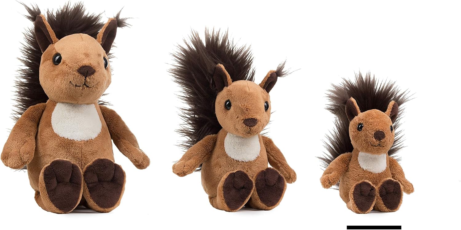 Schaffer Knuddel mich! 5690 Luzy Plush Squirrel, Brown/White, Size S 18 cm, Größe "S" 18 cm - Image 3