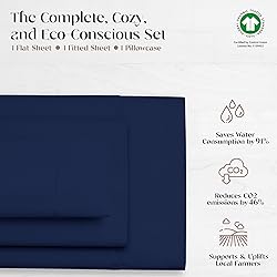 Carressa Linen 100% Organic Cotton Twin XL Bed