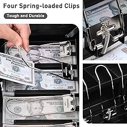 KYODOLED Locking Cash/Money Saving Organizer Box