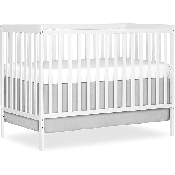 Dream On Me Dreamland Orthopedic Firm Fiber Crib And Toddler Bed Mattress, Greenguard Gold And JPMA Certified, Waterproof Vinyl Cover, Dual-Sided Mattress, Grey, Made In The U.S.A