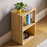 Vida Designs Oxford 2 Tier Cube Bookcase Oak Wood Shelving Unit view 7