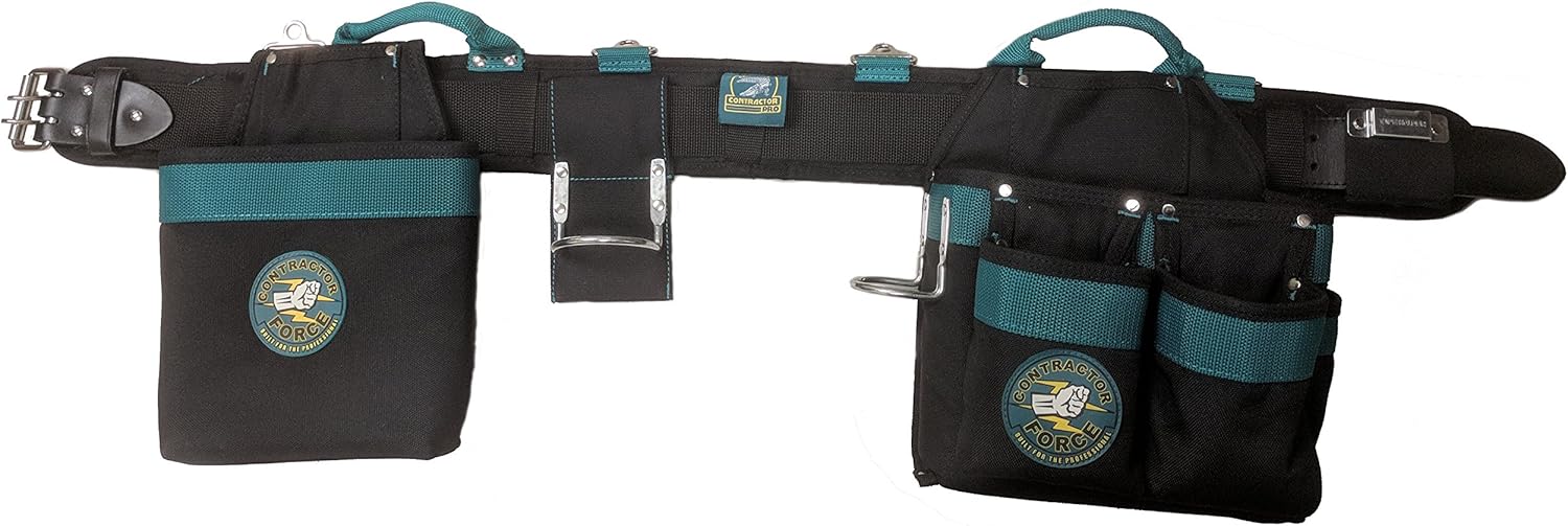 Carpenters 8 Pocket Padded Comfort Tool Belt (3XL 5055 Inch Waist)