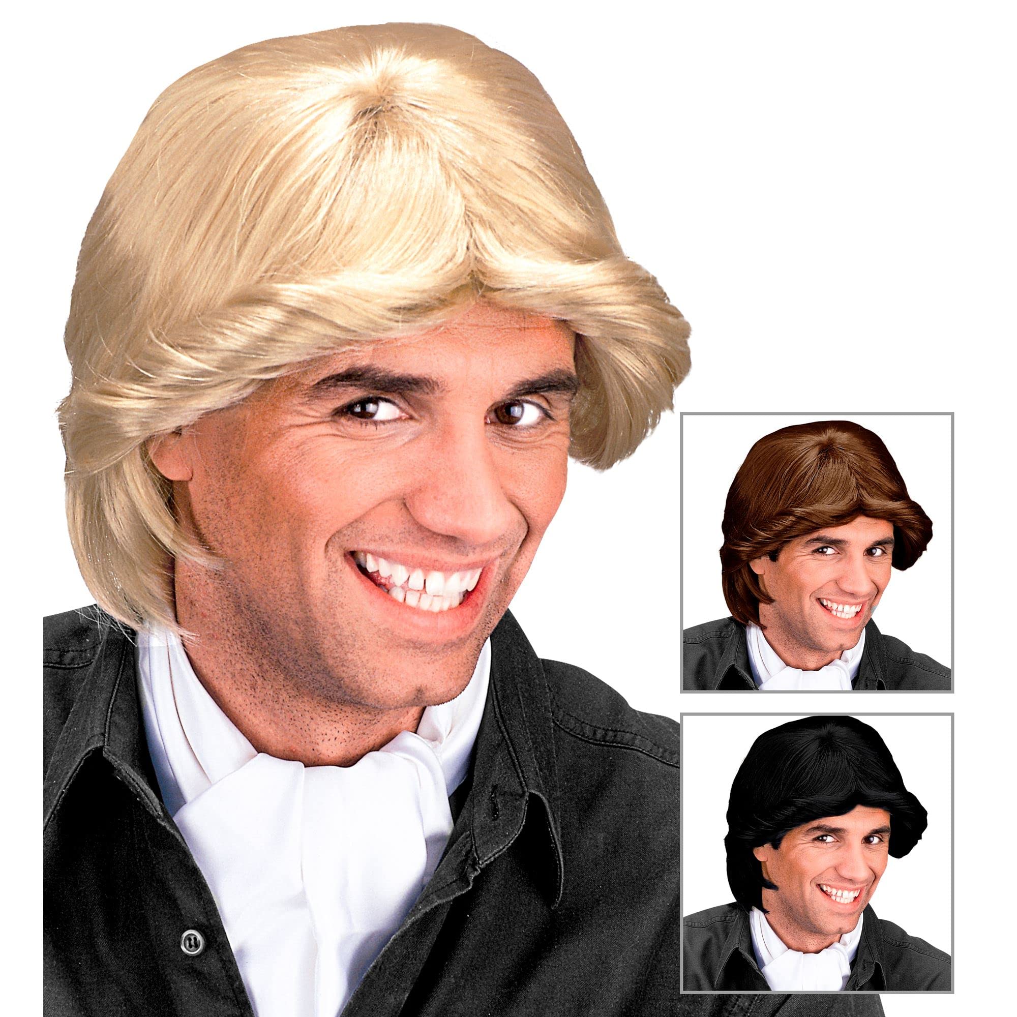 Widmann LIBROLANDIA 6235G PARRUCCA NINO IN SACCHETTO-ASS.NERO/BIONDO/