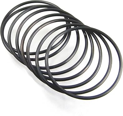 Amazon ラバー ブレスレット ゴム黒ブラック8p細 輪バングル 男女兼用 アクセサリー ブレスレット 通販