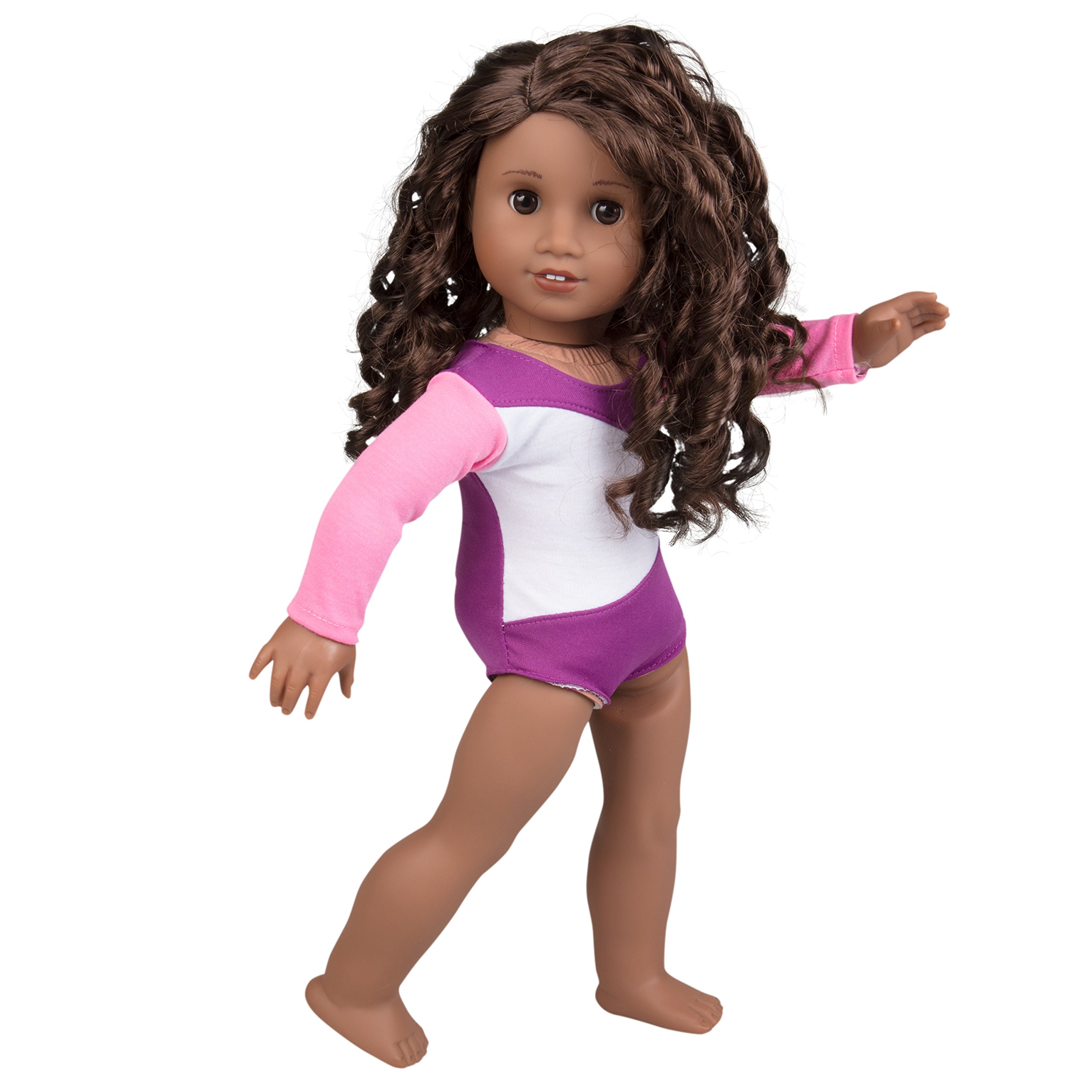 Gymnastics Outfit for American Girl Dolls 4 Piece Doll Outfit