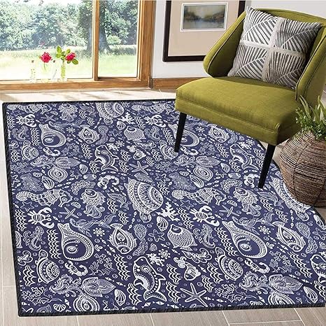 Alfombra para Debajo del mar, para Oficina, Animales del océano