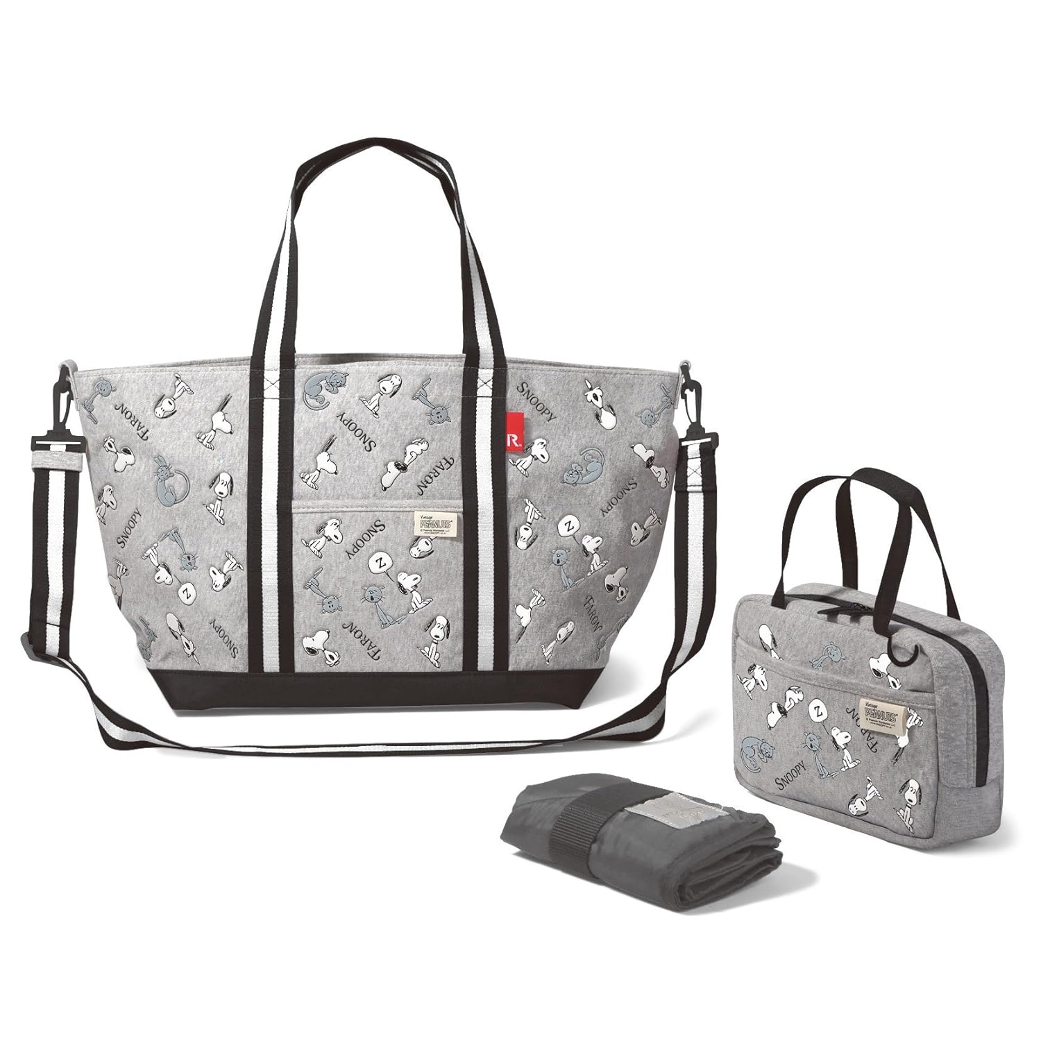 珍しい ルートート Rootote マミールー マザーズバック マザーバック スヌーピー 3点セット B012uwbo00 グレー Hightimes Com