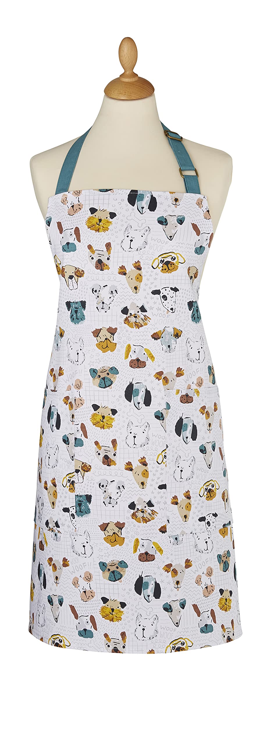 Ulster Weavers Mutley Crew Apron - Dog Apron 70 x 80cm - 100% Cotton - Kitchen Accessories - Cooking Gifts for Bakers & Chefs - Animals Apron