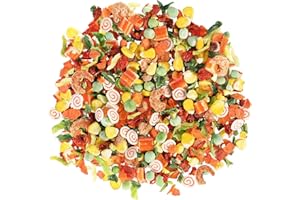 Yimi Dried Seafood Mix Ramen Toppings, 10 Different Toppings - Dehydrated Vegetables | Freeze Dried Shrimp | Narutomaki Fish Cake | Imitation Crab, Ramen Toppers Add Flavor To Instant Noodles, Ideal Gift for Halloween