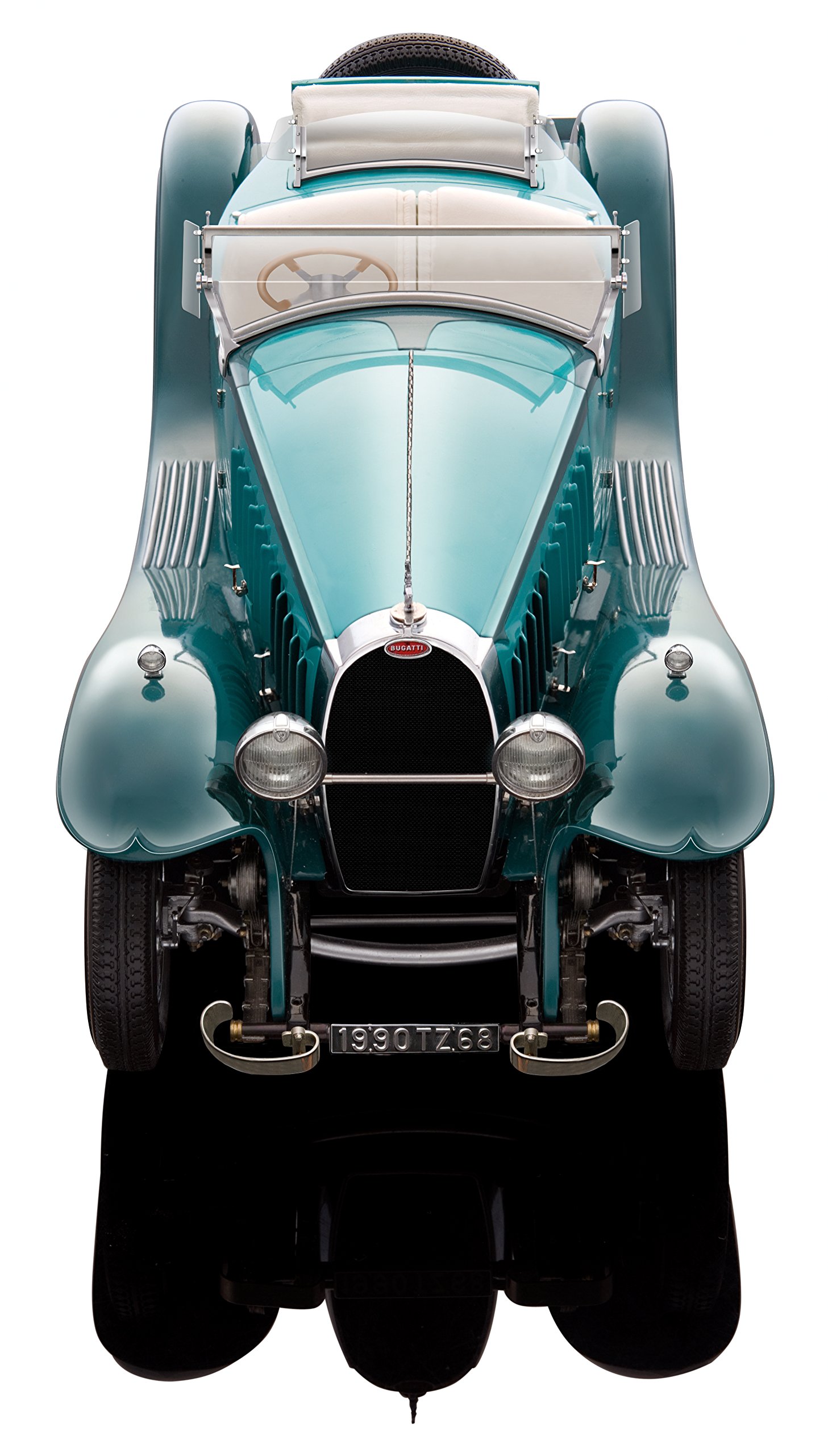 Bauer 1990TZ68 Maisto Bugatti Roadsters Esders ´32 1:18 Model Car Making, Green