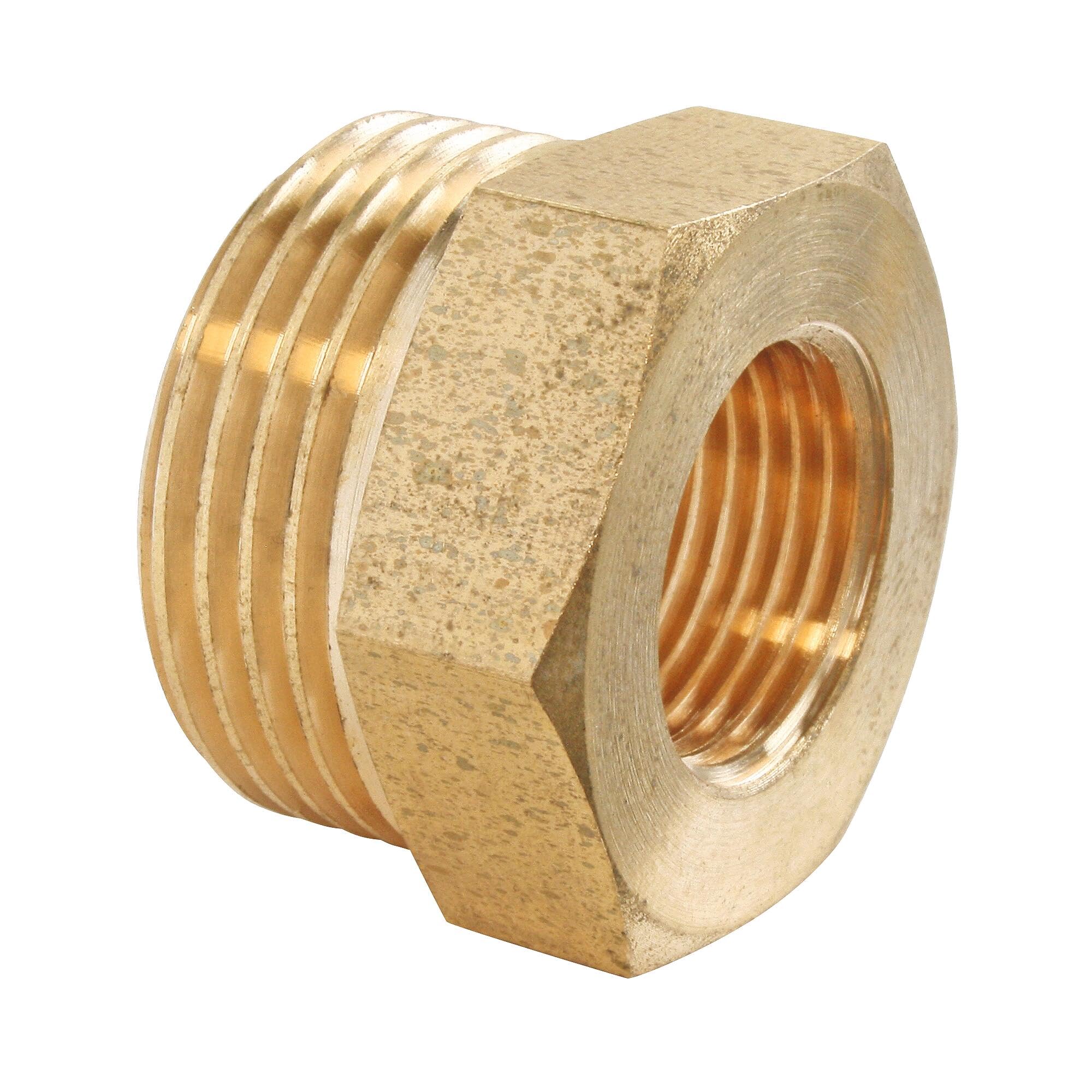 SOMATHERM FOR YOU 3540730010988 Reduces nip FM 3/4-1 inch (x2) Raw Brass Reduction-Male 26/34 Female 20/27, lot of 2, Weiblich 20/27-männlich — image 1