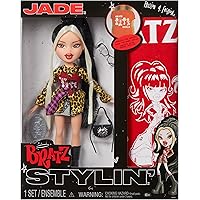 Bratz Stylin' Jade Fashion Doll with Customizable T-Shirt for You and Accessories